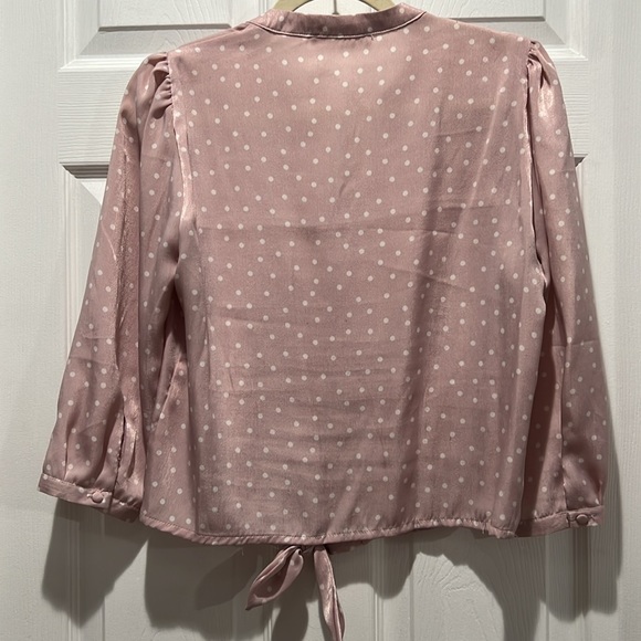 Elodie pink top with white polka dots Nordstrom - Picture 9 of 9